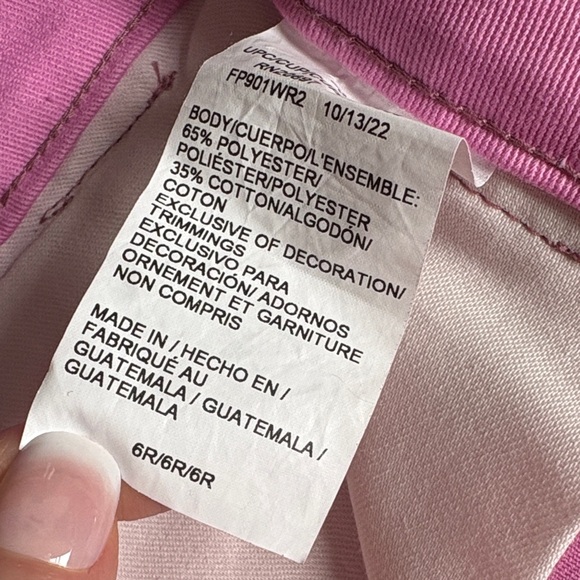 DICKIES Pink Wide-Leg Pants - Picture 2 of 5